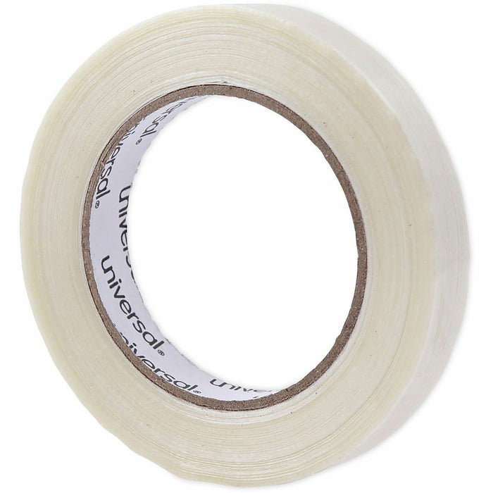 Universal 120# Utility Grade Filament Tape, 3" Core, 18 mm x 54.8 m, Clear