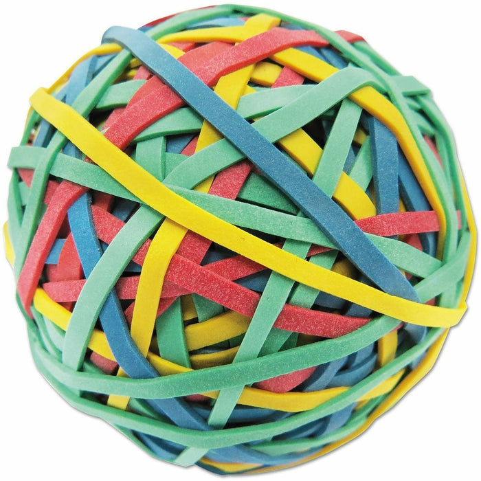 Universal Rubber Band Ball, 3" Diameter, Size 32, Assorted Colors, 260/Pack