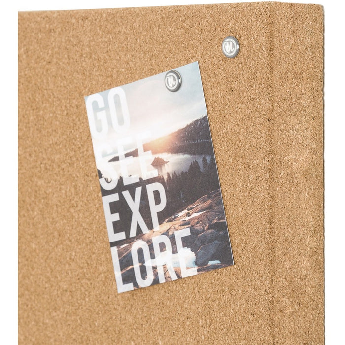 U Brands Cork Canvas Bulletin Board