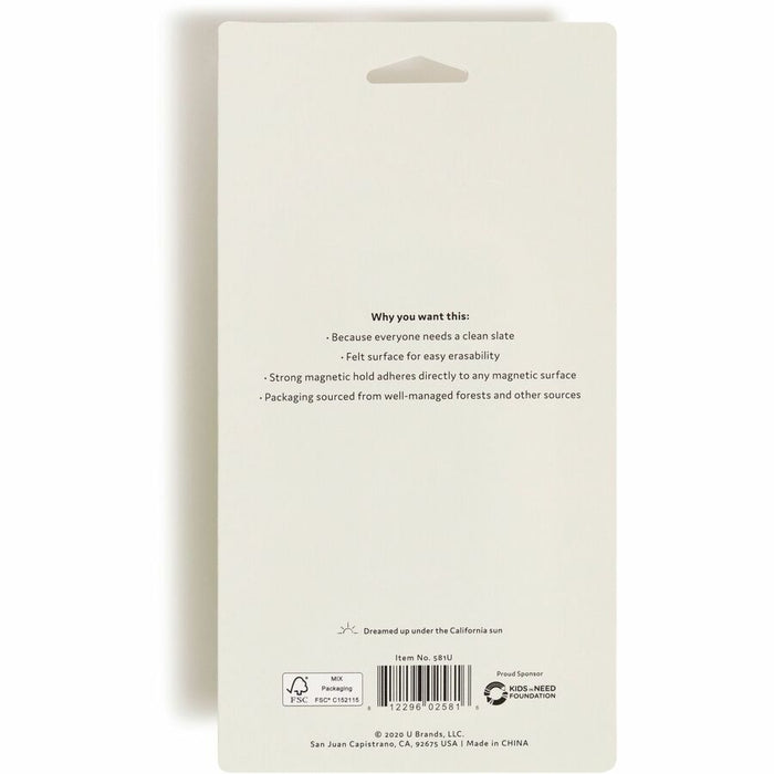 U Brands Classic Magnetic Eraser