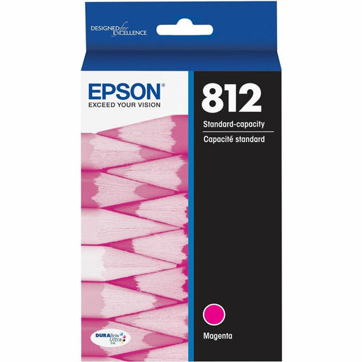 Epson DURABrite Ultra T812 Original Standard Yield Inkjet Ink Cartridge - Magenta - 1 Each