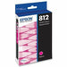 Epson DURABrite Ultra T812 Original Standard Yield Inkjet Ink Cartridge - Magenta - 1 Each