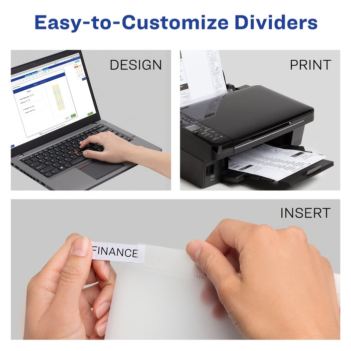 Avery® Big Tab Insertable Plastic Dividers