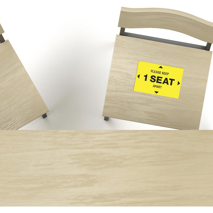 Avery® Surface Safe PLEASE KEEP 1 SEAT APART Decals