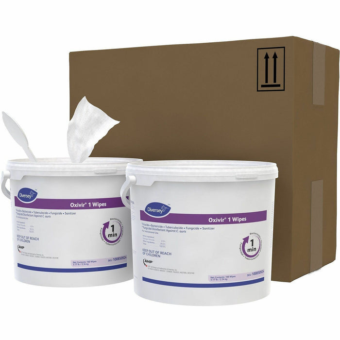 Diversey One-Step Ready-to-Use Hospital Disinfectant Cleaner Wipe