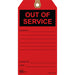 Avery® Preprinted OUT OF SERVICE Red Service Tags