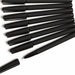 U Brands Catalina Soft Touch Midnight Porous Pens, 12 Count