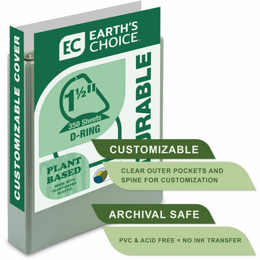 Samsill Eco-Conscious View Binder