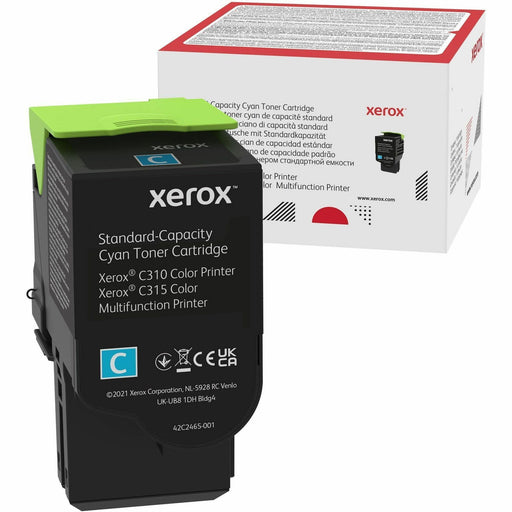Xerox Original Standard Yield Laser Toner Cartridge - Single Pack - Cyan - 1 / Pack