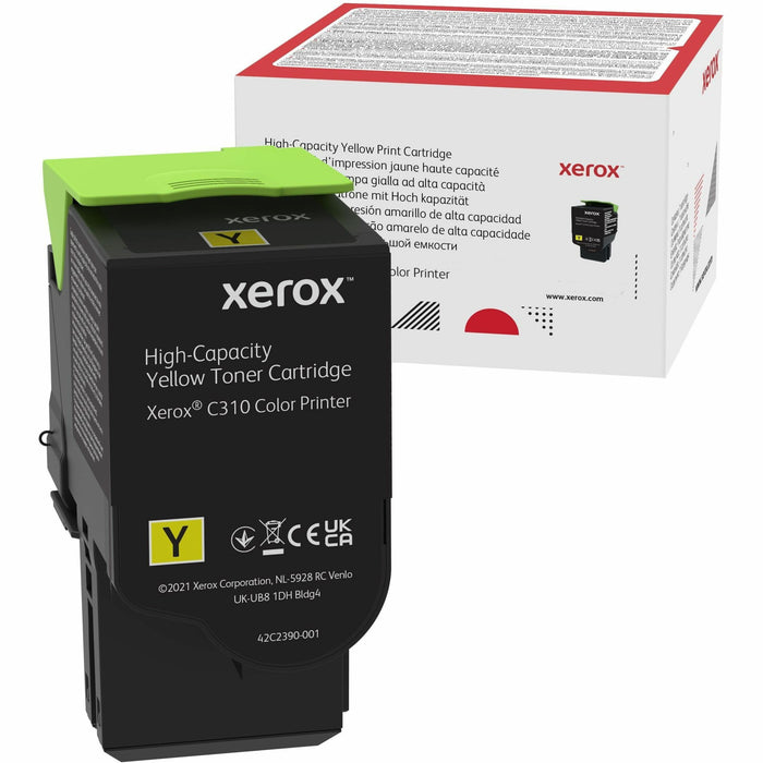 Xerox Original High Yield Laser Toner Cartridge - Single Pack - Yellow - 1 / Each