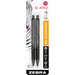 Zebra Pen G-450 Gel Retractable 0.7mm Black 2Pk
