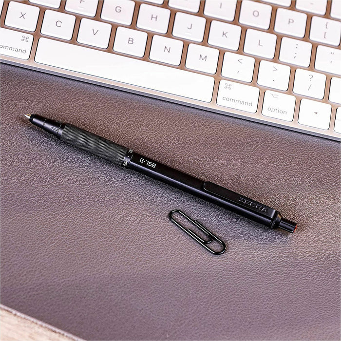 Zebra Pen G-750 Gel Retractable 0.7mm Black 1Pk