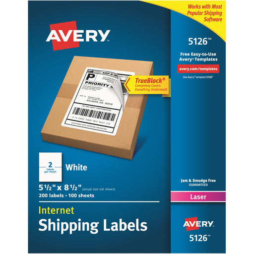 Avery® White Shipping Labels