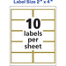 Avery® Permanent Address Labels