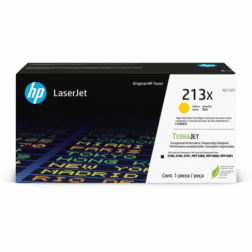 HP 213X Original Laser Toner Cartridge - Yellow Pack