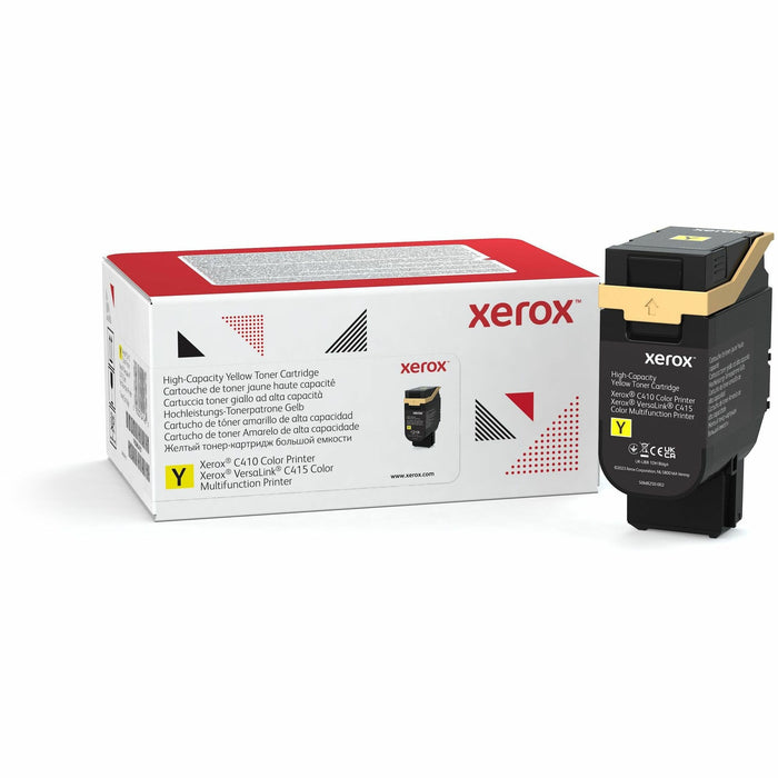 Xerox Original High Yield Laser Toner Cartridge - Box - Return Program - Yellow - 1 Pack