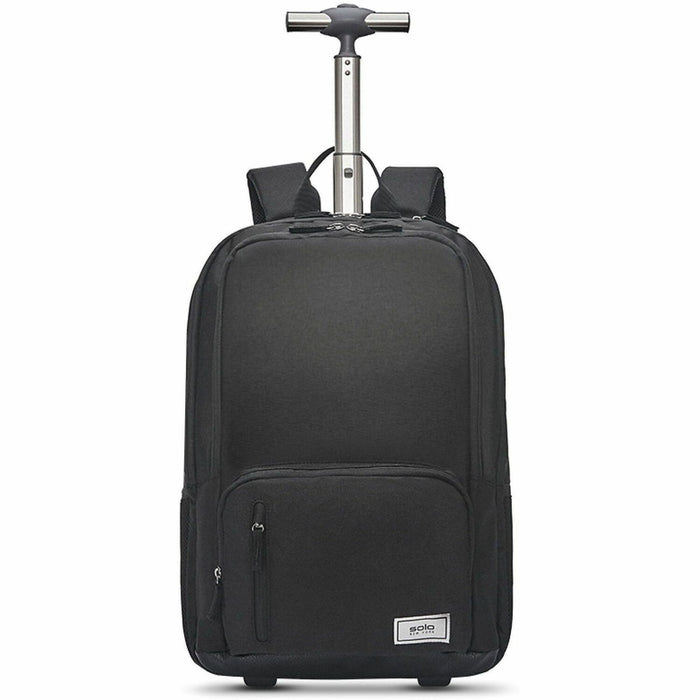 Solo Bleecker Carrying Case (Rolling Backpack) for 15.6" Notebook - Black