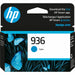 HP 936 Original Inkjet Ink Cartridge - Cyan Pack