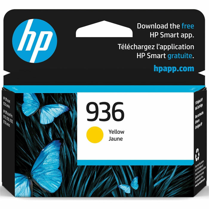 HP 936 Original Inkjet Ink Cartridge - Yellow Pack