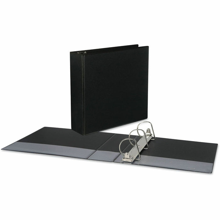 Universal Slant D-Ring View Binder, 3 Rings, 3" Capacity, 11 x 8.5, Black