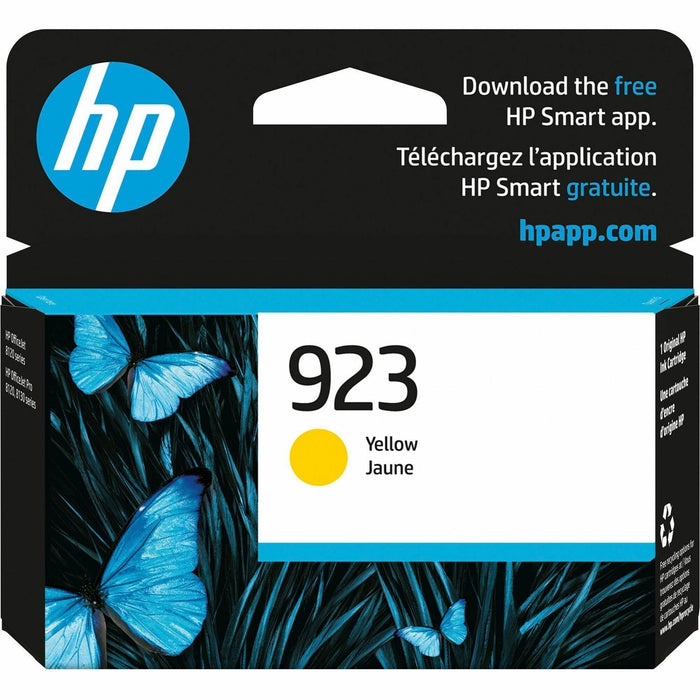 HP 923 Original Inkjet Ink Cartridge - Yellow Pack