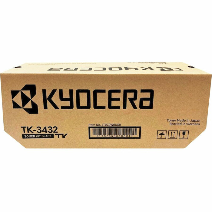 Kyocera TK-3432 Original Laser Toner Cartridge - Black - 1 Each