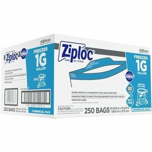 ZiplocÂ® Grip n' Seal Freezer Bags
