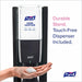 PURELL® ES10 Floor Stand with Automatic Dispenser