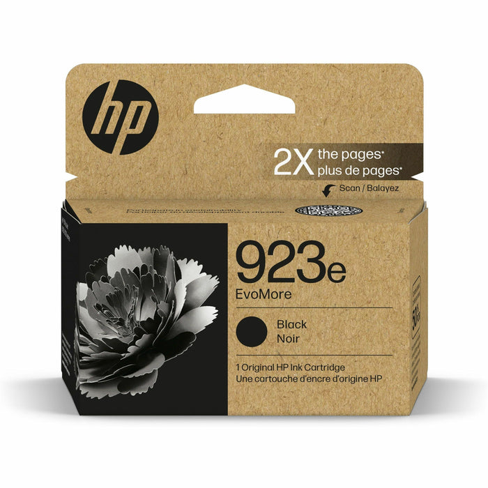 HP EvoMore 923e Original High Yield Inkjet Ink Cartridge - Black - 1 Pack