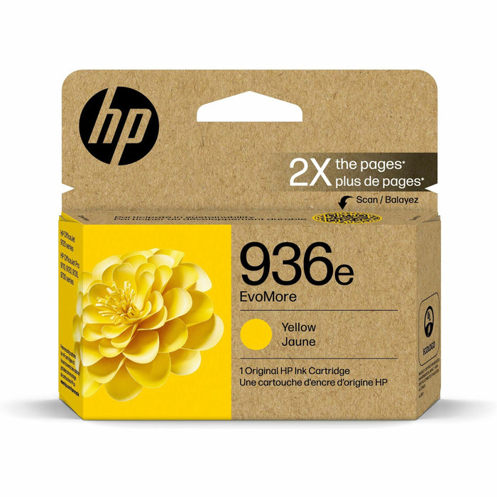 HP EvoMore 936e Original High Yield Inkjet Ink Cartridge - Yellow - 1 Pack