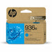 HP EvoMore 936e Original High Yield Inkjet Ink Cartridge - Cyan - 1 Pack