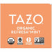 Tazo Refresh Mint Herbal Tea Herbal Tea Tea Bag