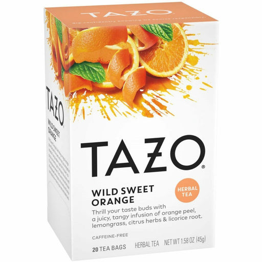 Tazo Wild Sweet Orange Herbal Tea Herbal Tea Tea Bag