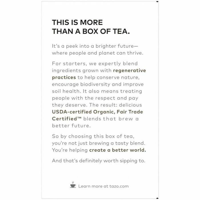 Tazo Starbucks Tazo Earl Grey Black Tea Black Tea Tea Bag