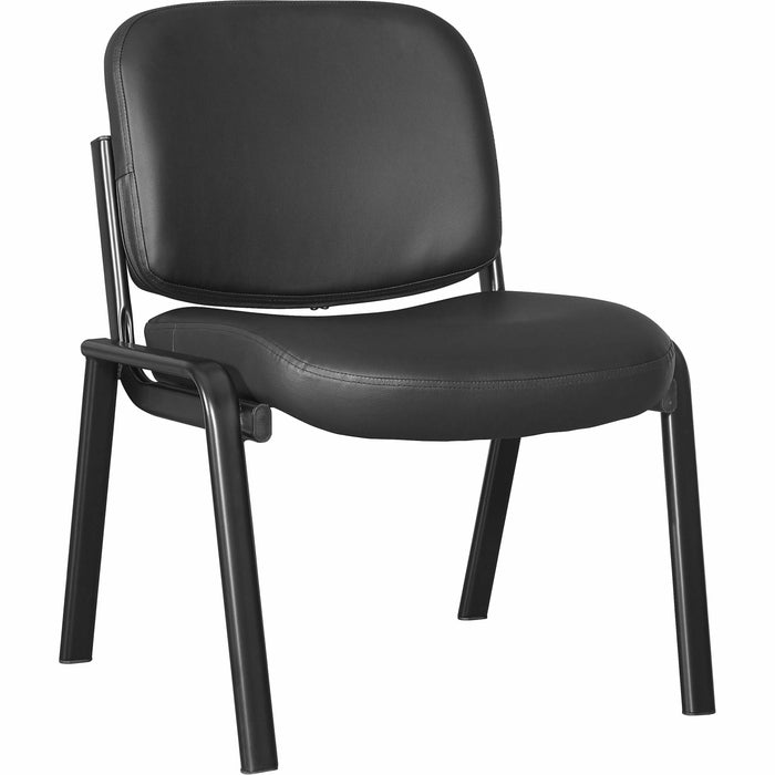 Lorell Deluxe Leather 4-Leg Guest Chair