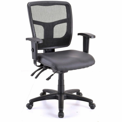Lorell Executive Antimicrobial Mid-back Chair