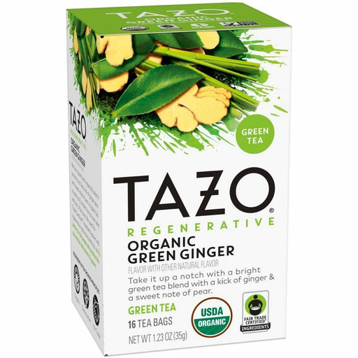 Tazo Regenerative Organic Green Ginger Green Tea Tea Bag