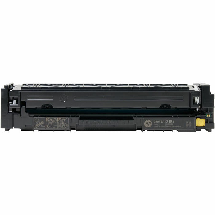 HP 218X Original High Yield Laser Toner Cartridge - Yellow - 1 Each