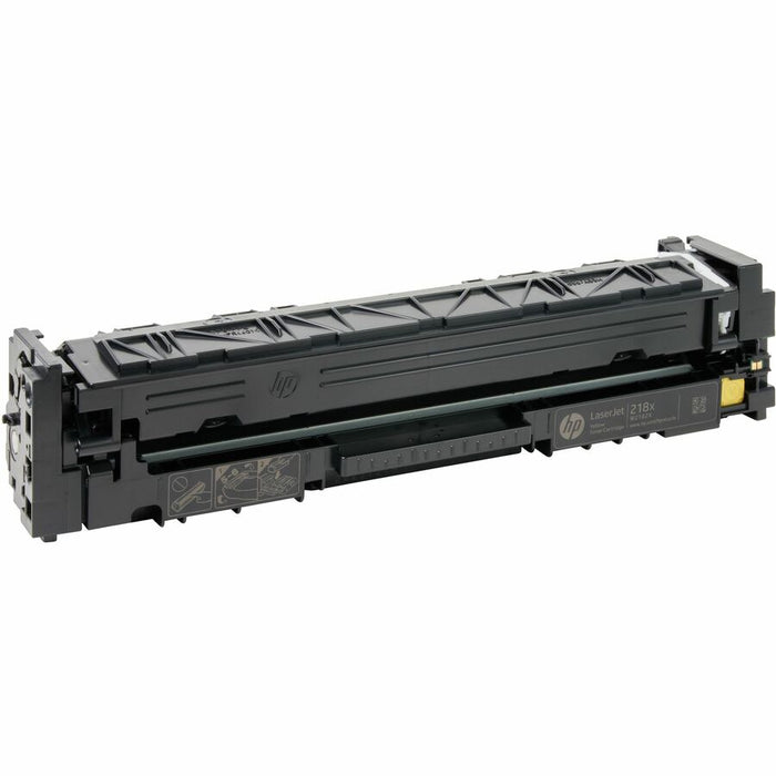 HP 218X Original High Yield Laser Toner Cartridge - Yellow - 1 Each