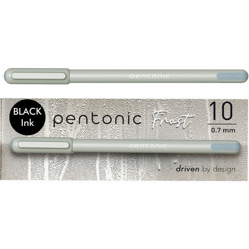 Pen-Tab Frosted Barrel Ballpoint Pens