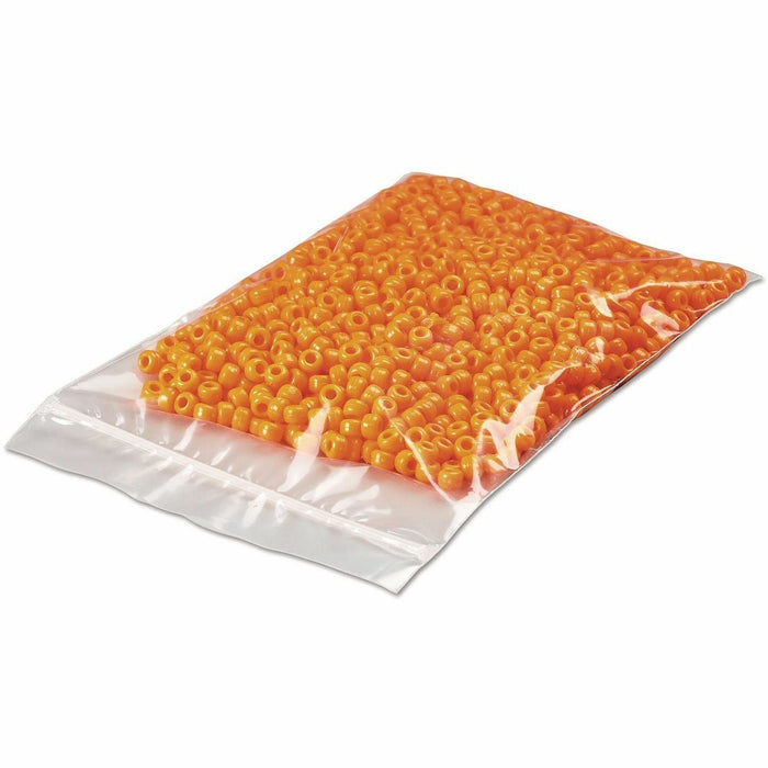 Universal Reclosable Poly Bags, Zipper-Style Closure, 2 mil, 3" x 4" , Clear, 1,000/Carton