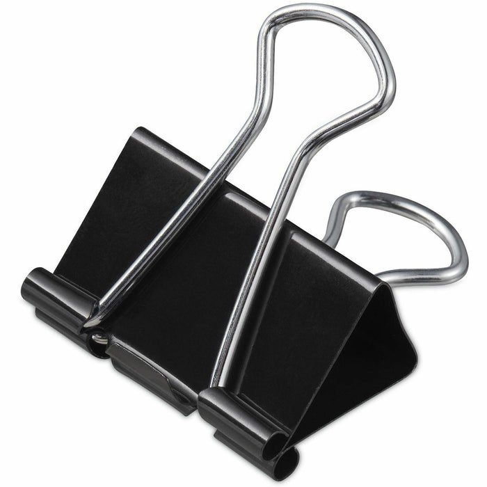 Universal Binder Clip Value Pack, Mini, Black/Silver, 36/Box