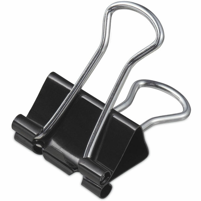Universal Binder Clip Zip-Seal Bag Value Pack, Small, Black/Silver, 144/Pack