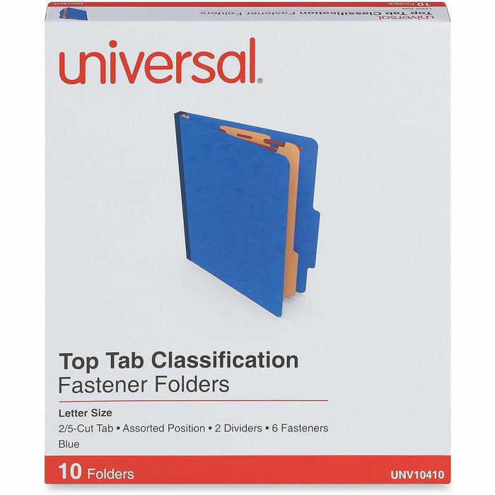 Universal 2/5 Tab Cut Letter Classification Folder