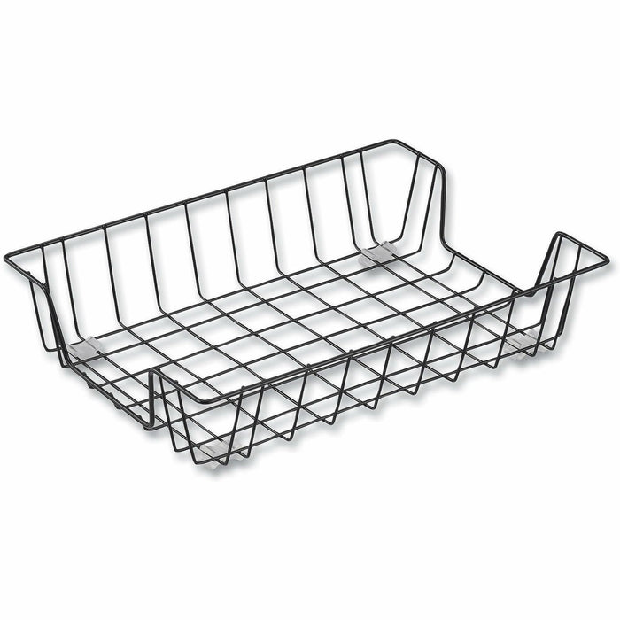 Universal Wire Metal Letter Tray, 1 Section, Letter Size Files, 10" x 14.13" x 3" , Black