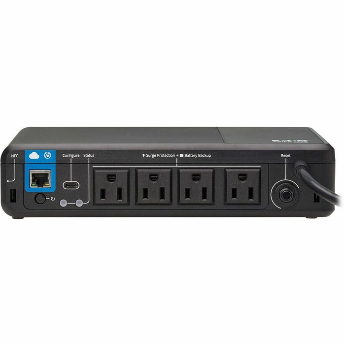 Eaton Tripp Lite Series 600VA 300W 120V Standby Cloud-Connected UPS with Remote Monitoring - 4 NEMA 5-15R Outlets (Surge + Battery Backup), 5-15P Plug, Desktop