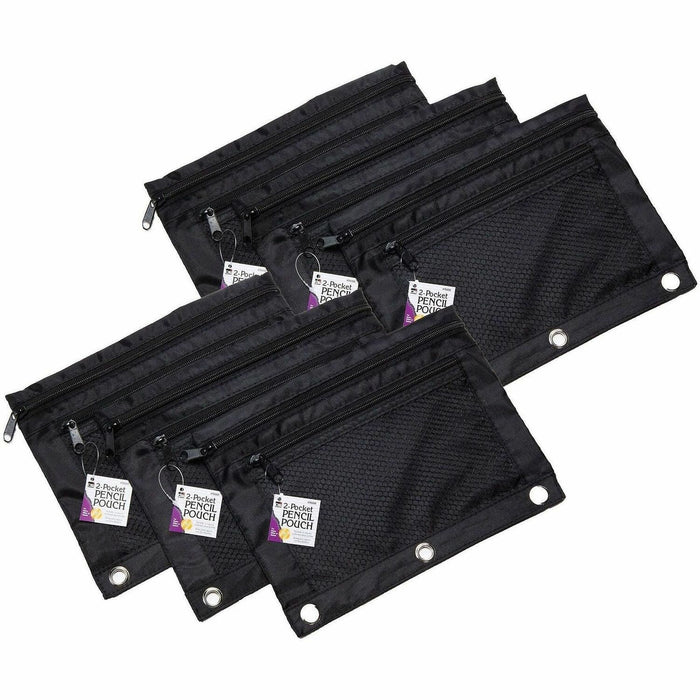 Charles Leonard 2-Pocket Binder Pencil Pouches