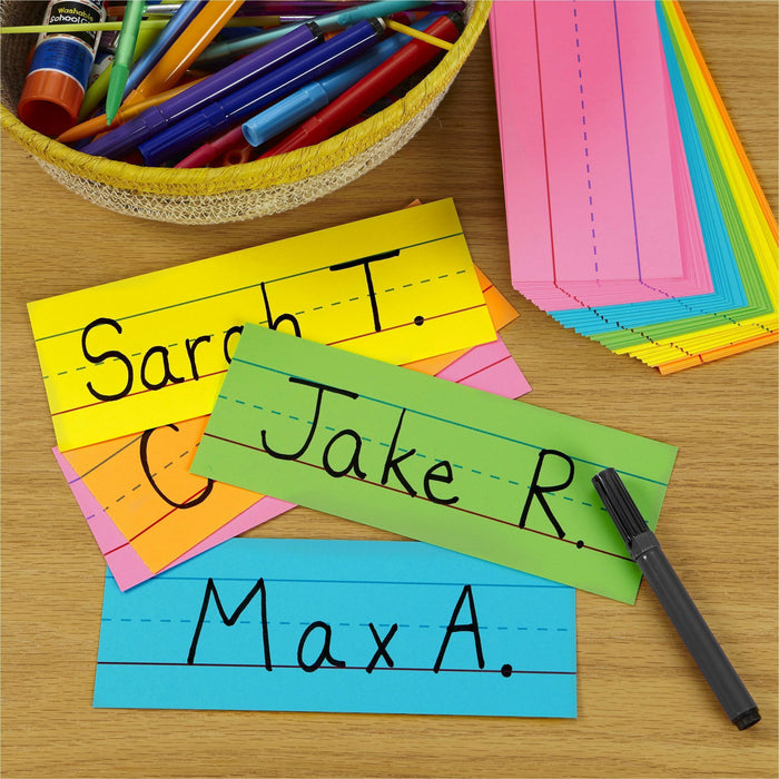 Astrobrights Ruled Handwriting Strips