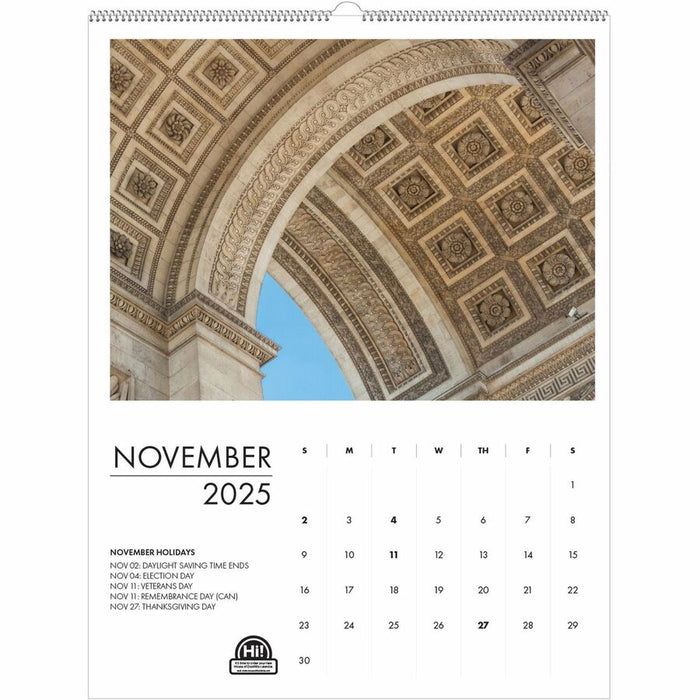 House of Doolittle Recycled Architecture Wall Calendar