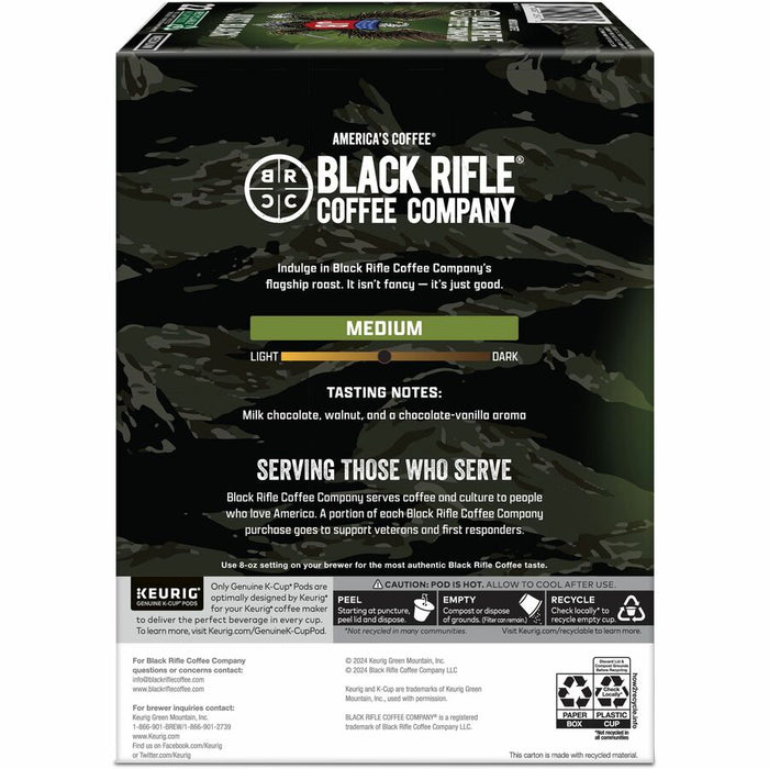 Black Rifle K-Cup Just Black Coffee
